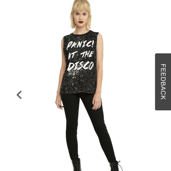 PANIC! AT THE DISCO Splatter Girls Muscle Top - Picture 5 of 11